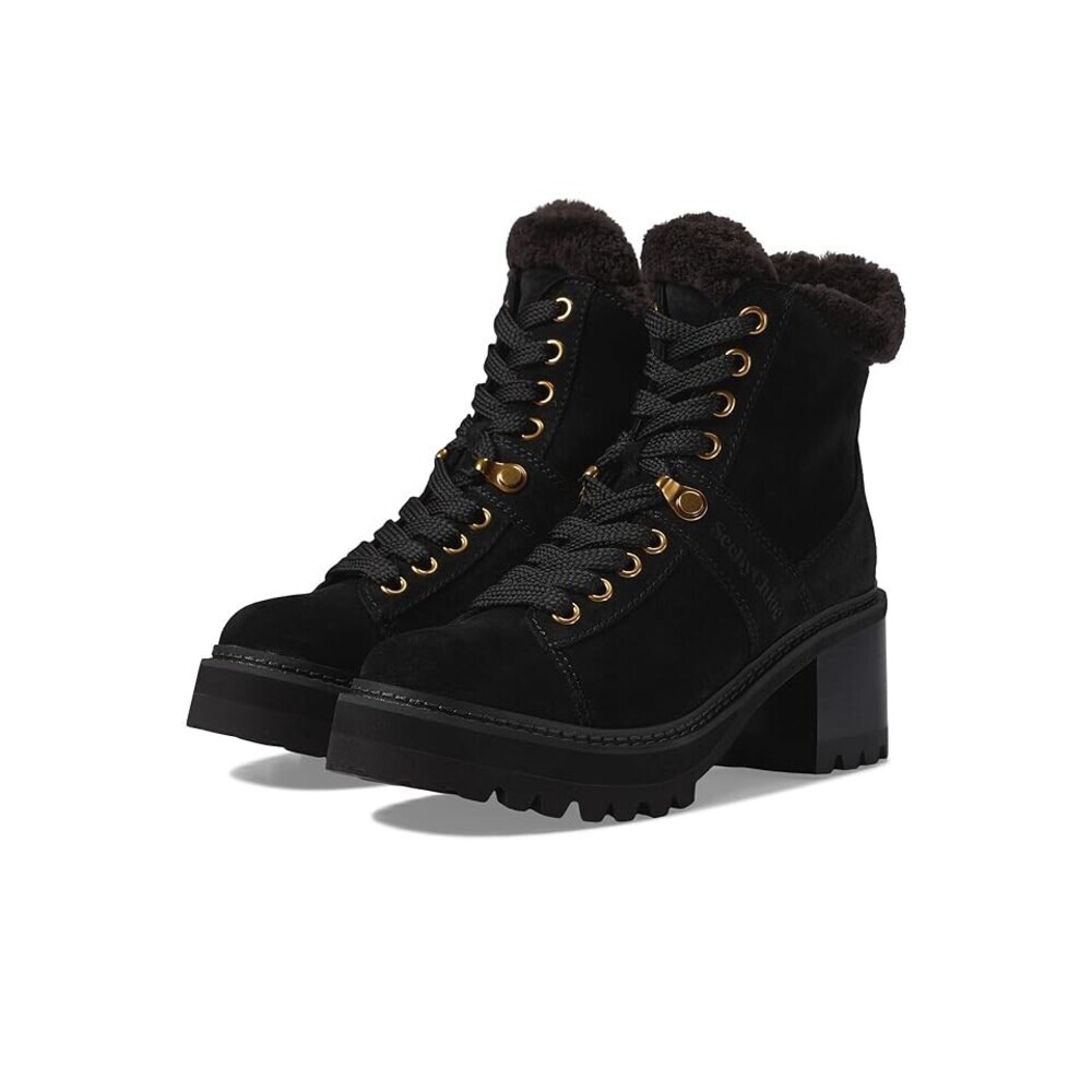 See by Chloe Maeliss SB41083A-18032 Boots Women's US 6 Black Combat JOBB1113